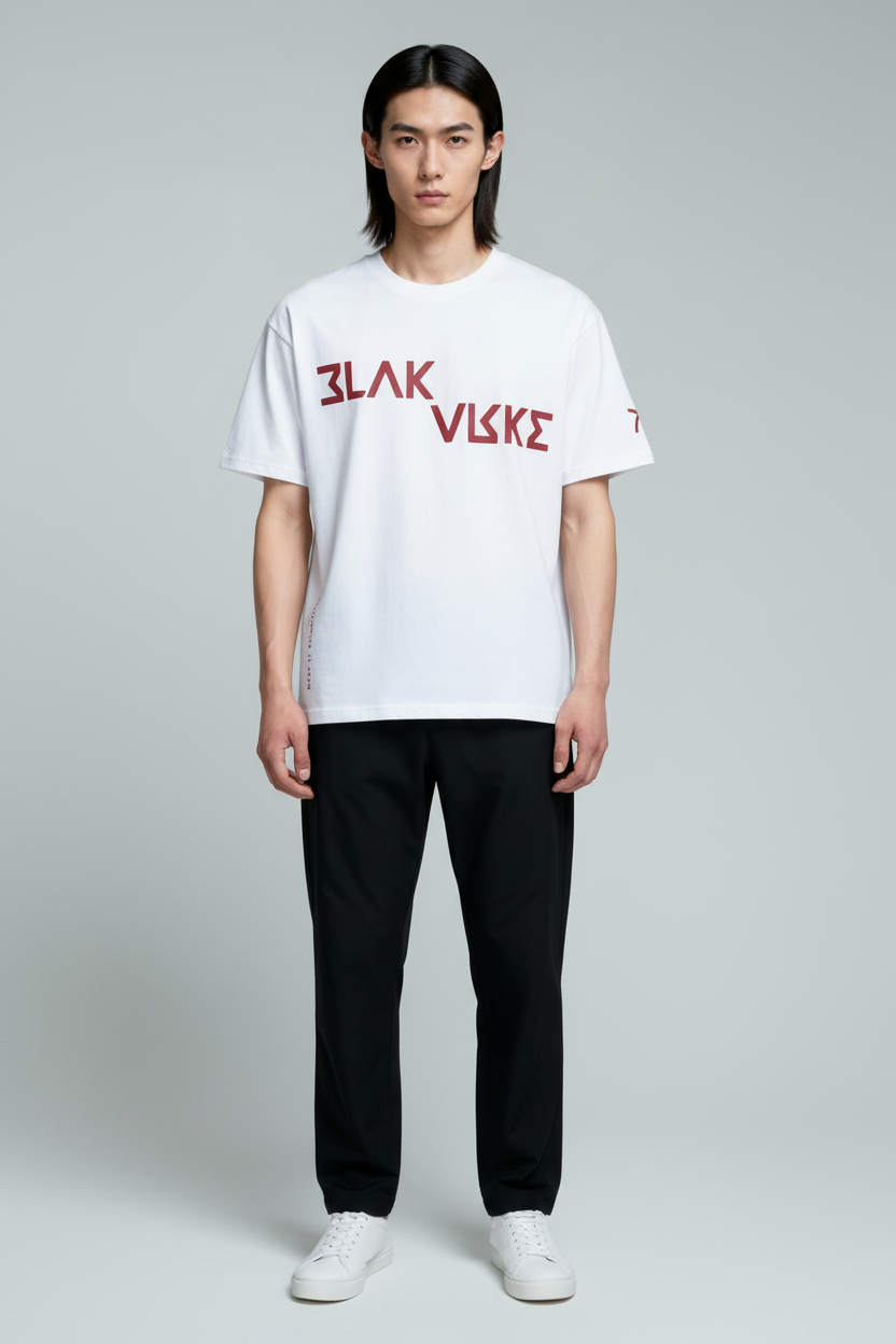 Oversized BLAKARKE Printed T Shirt