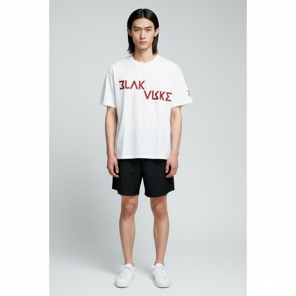 Oversized BLAKARKE Printed T Shirt