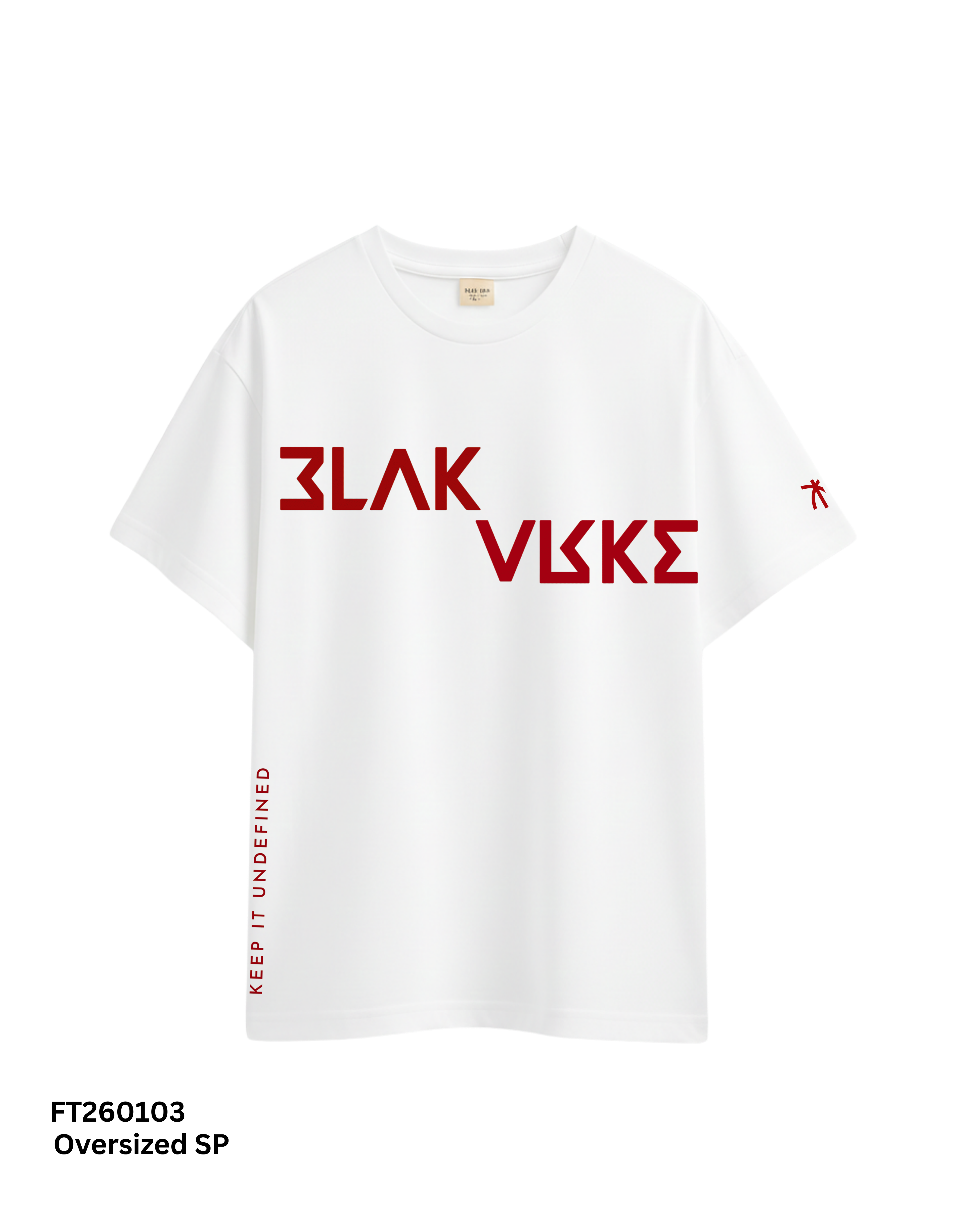 Oversized BLAKARKE Printed T Shirt